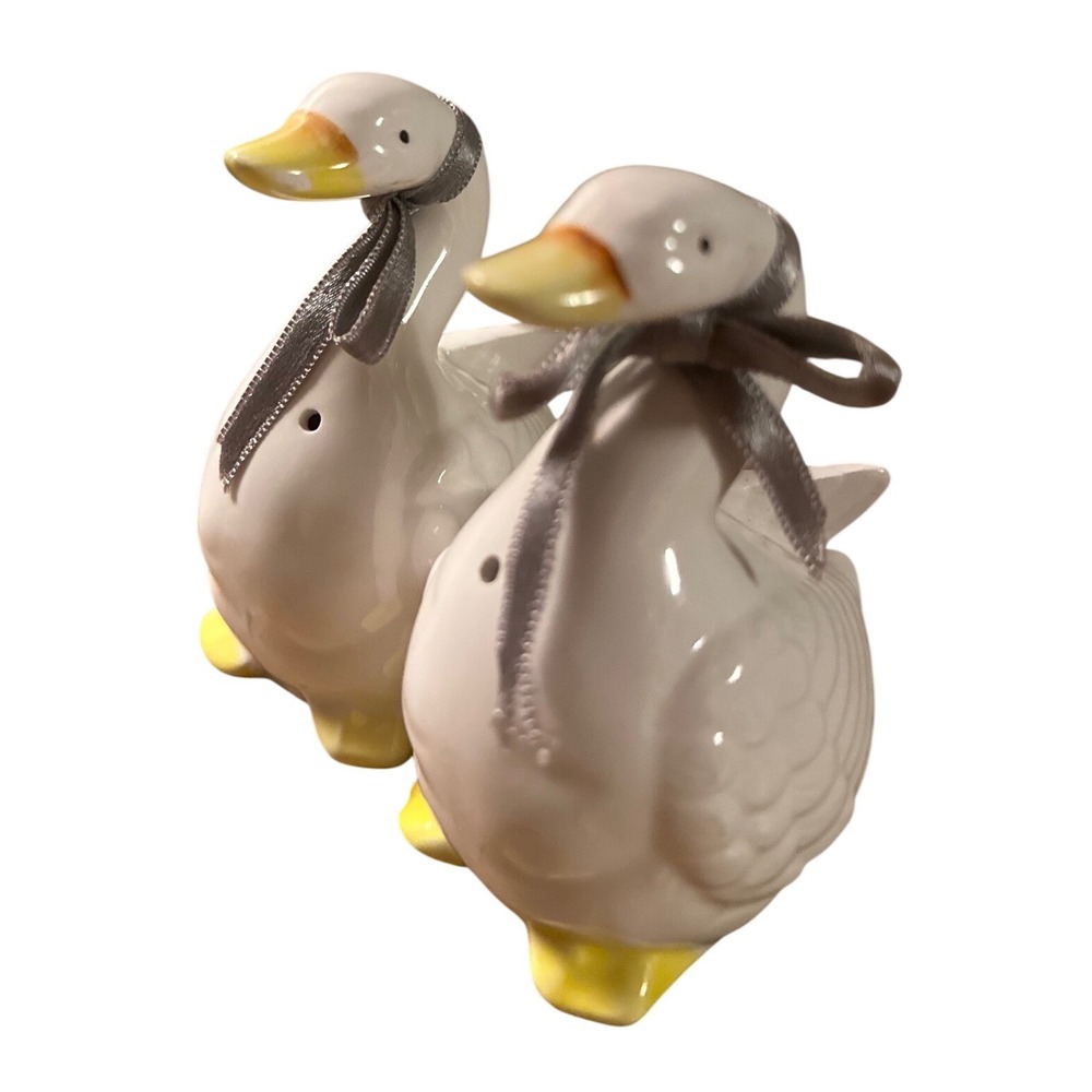 Vintage CottageCore Goose salt/pepper shakers